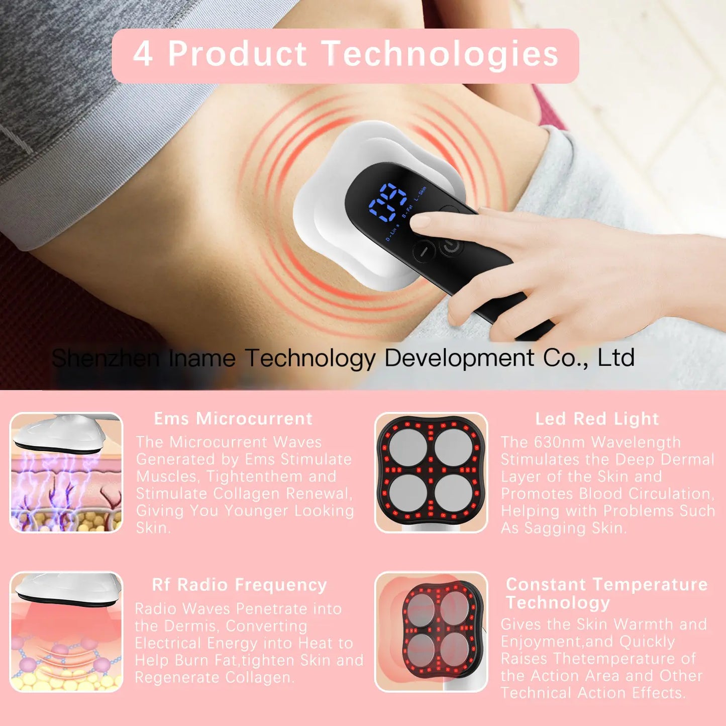 Infrared Fat Reduction Device with RF and EMS Technology